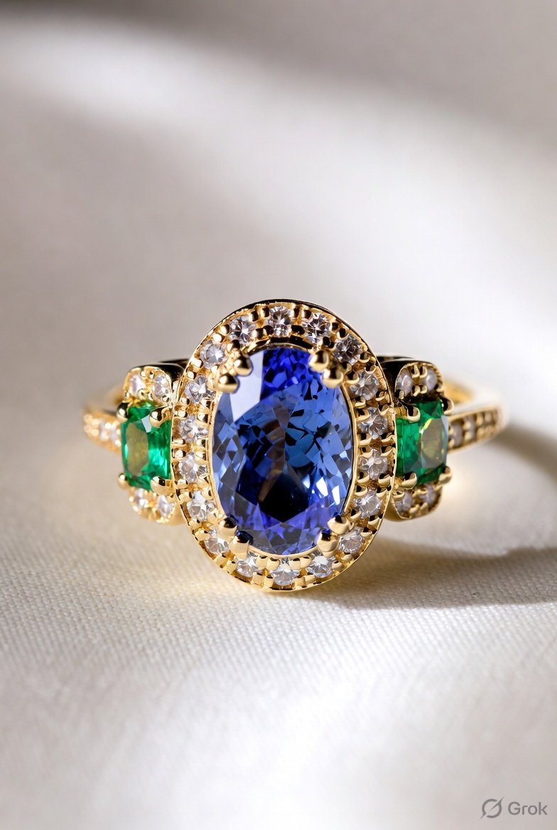 Sapphire Bloom Ring