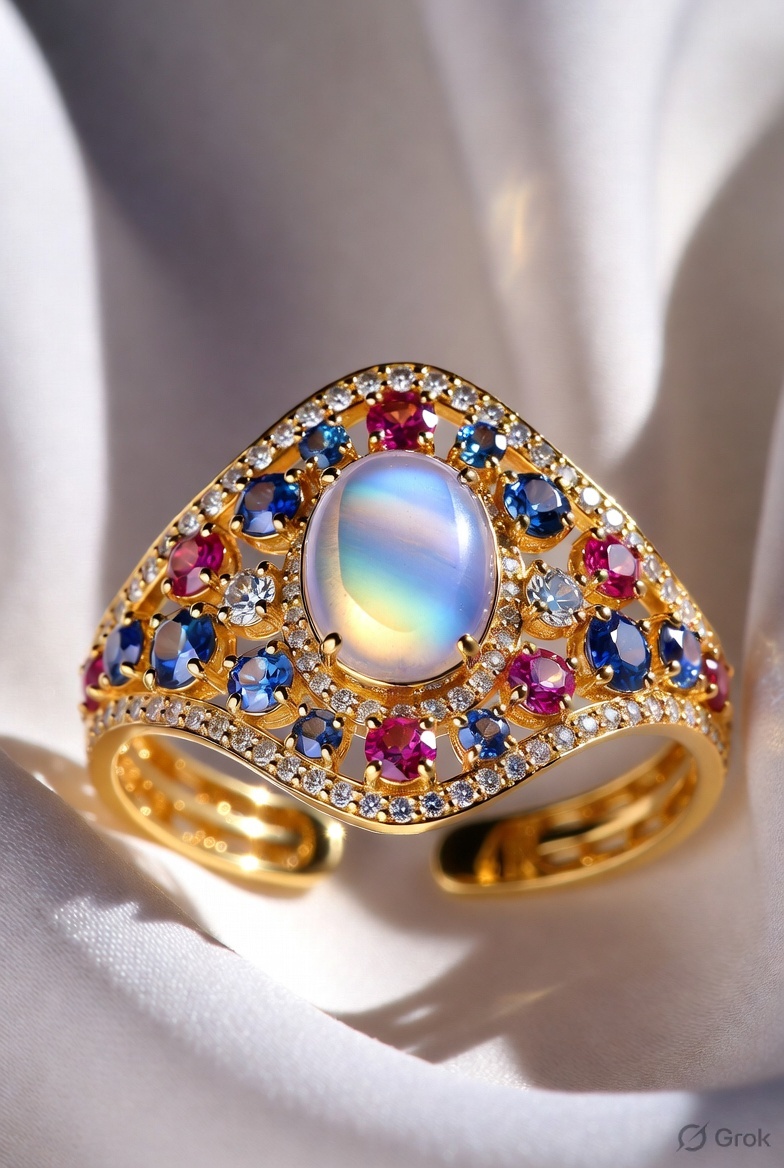 Moonstone Royal Ring