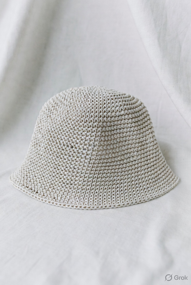 Ivory Lace Bucket Hat